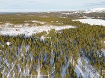Tontti suuntaa antavasti merkitty kuvaan
