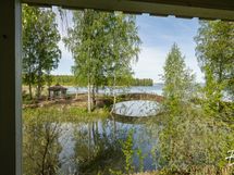 näkymä saunan kuistilta