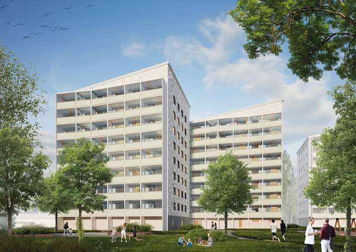 Kerrostalo, 2h+kt, 48 m², Lauste
