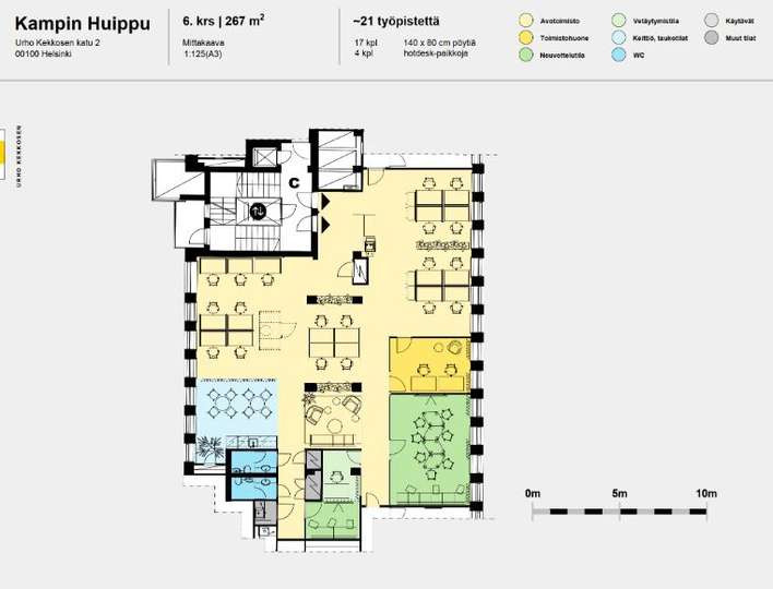 Liiketila, 267 m², Kamppi - Näkymä 2