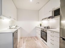 Keittiö, kuva vastavasta asunnosta samasta talosta