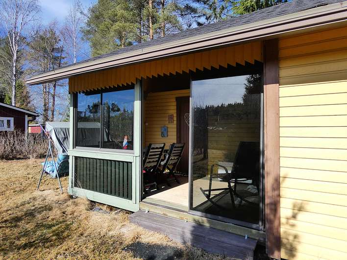 Loma-asunto, Tupa, kk, kuisti, makuutila yläkerrassa + sauna, psh, 17/33 m², Vieremä - Näkymä 2