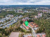 Ilmakuva etelään Söderkullan keskustan suuntaan