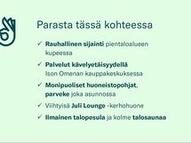 Juli Friisilän Heinätähti - Parasta kohteessa
