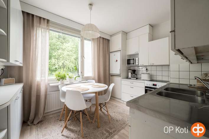 Kerrostalo, 2h,k,kph,lasitettu parveke, 57 m², Mukkula - Näkymä 4