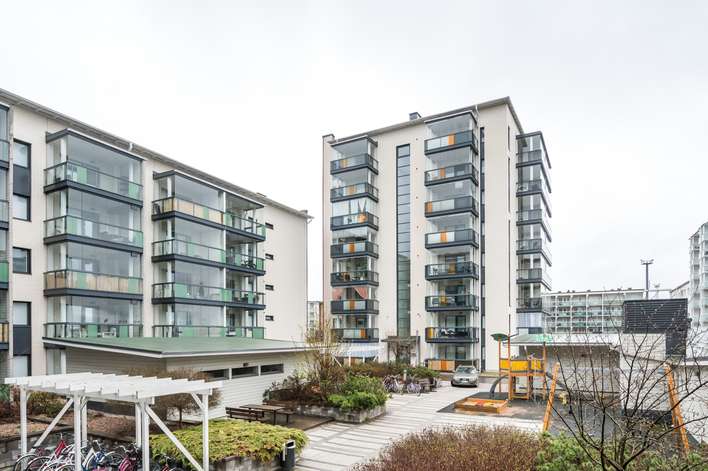 Kerrostalo, 3h+tk+s, 59,5 m², Etu-Lyötty, Oulu