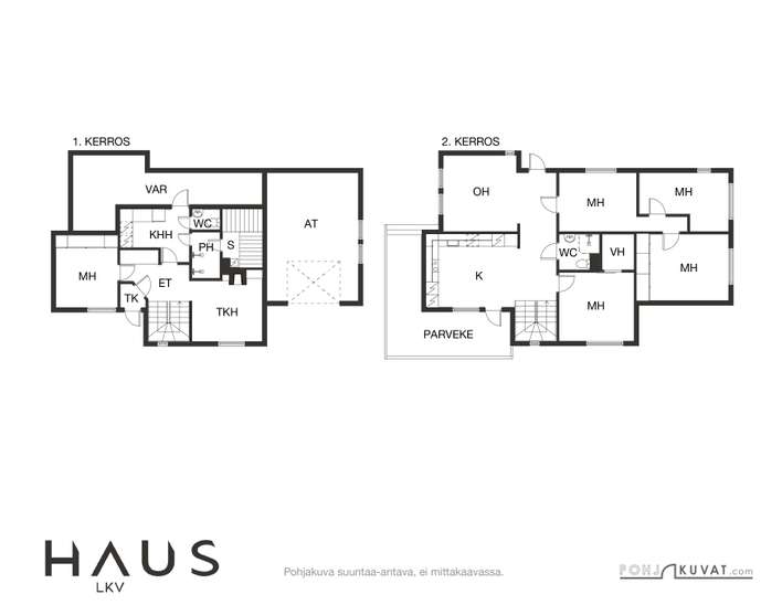 Omakotitalo, 5mh, oh, k, takkah, kph, khh, s, 2wc, vh, autotalli ja parveke., 120/191 m², Preitilä - Näkymä 2