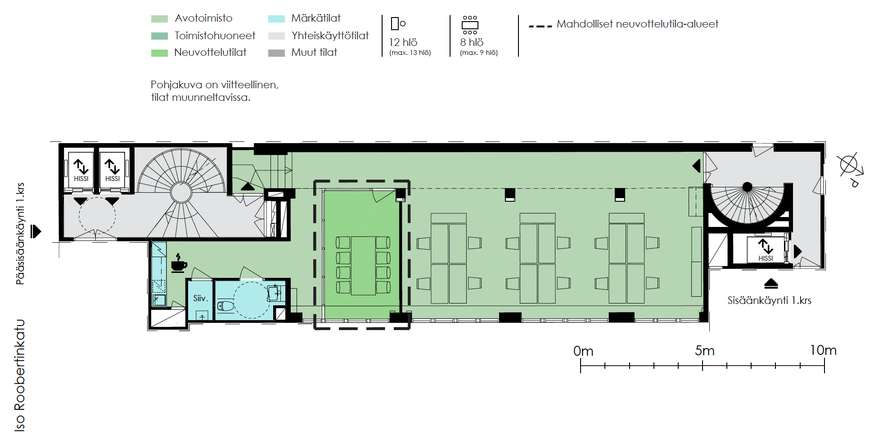 Liiketila, 135 m², Punavuori - Näkymä 2