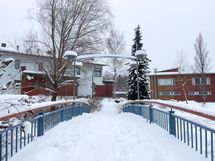 Alueella loistavat ulkoilumahdollisuudet puistoissa.