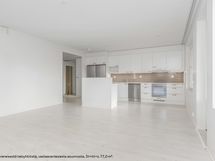 Kuva viereisestä taloyhtiöstä, vastaavanlaisesta asunnosta, 3h+kt+s, 77,0 m².