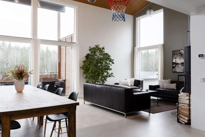 Omakotitalo, 6h+k+khh+kph+s+lasikuisti + monitoimitila+k+kph, 236/378 m², Karhusuo - Näkymä 4