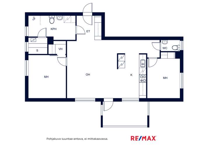 Kerrostalo, 3h+k+s+p, 77 m², Lehtoniemi - Näkymä 2