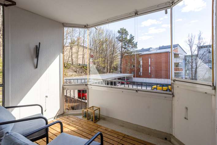 Kerrostalo, 2 h, k, s, kh, lasitettu parveke, 56,5 m², Leppävaara – pohled 4