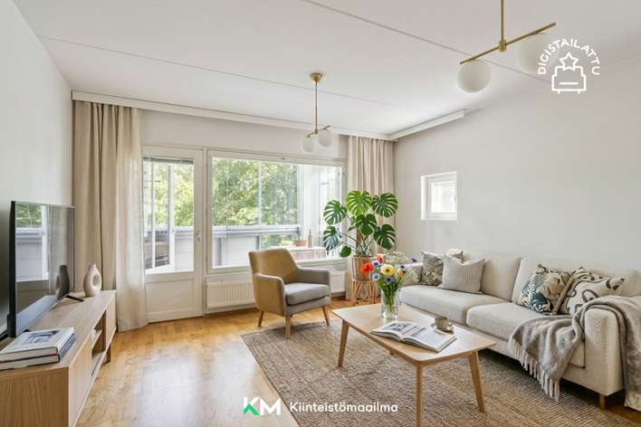 Kerrostalo, 3h, k, kph, s, las. parveke, 67 m², Roihuvuori, Helsinki