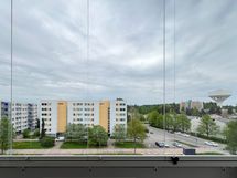 Näkymä parvekkeelta.