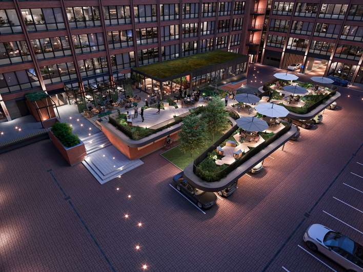 Liiketila, 1 141 m², Kalasatama - Näkymä 3