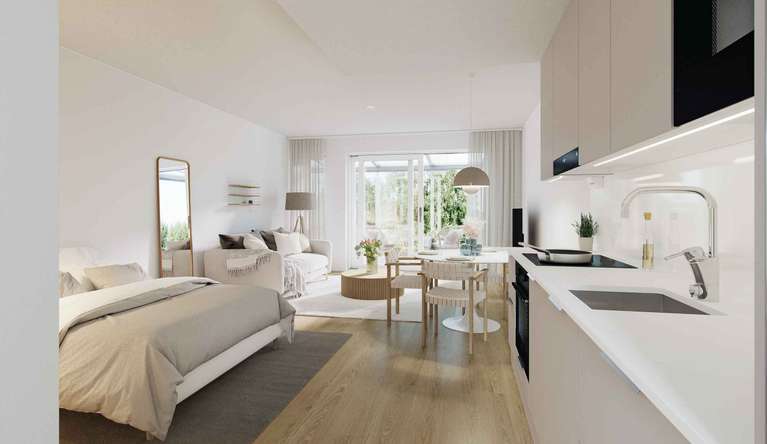 Kerrostalo, 1H+KT, 38 m², Westend, Espoo