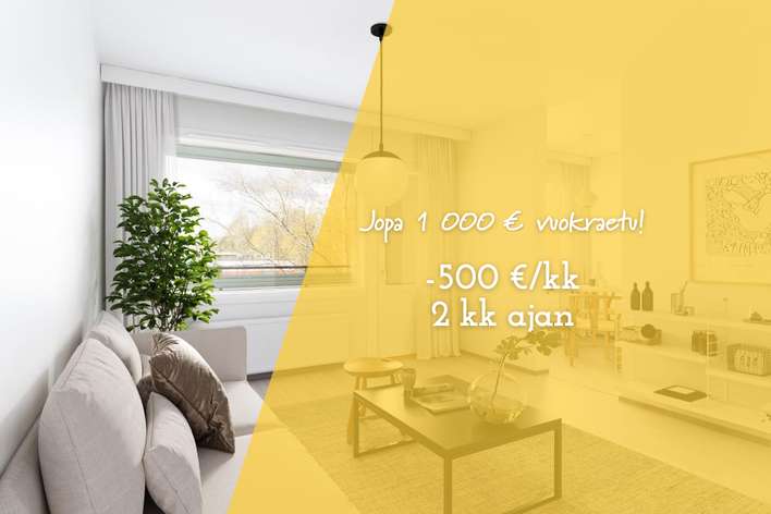 Kerrostalo, 2H+K, 57,5 m², Pitäjänmäki, Helsinki