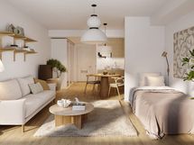 Visualisointi kodista (1h+kt, 30,5 m²)