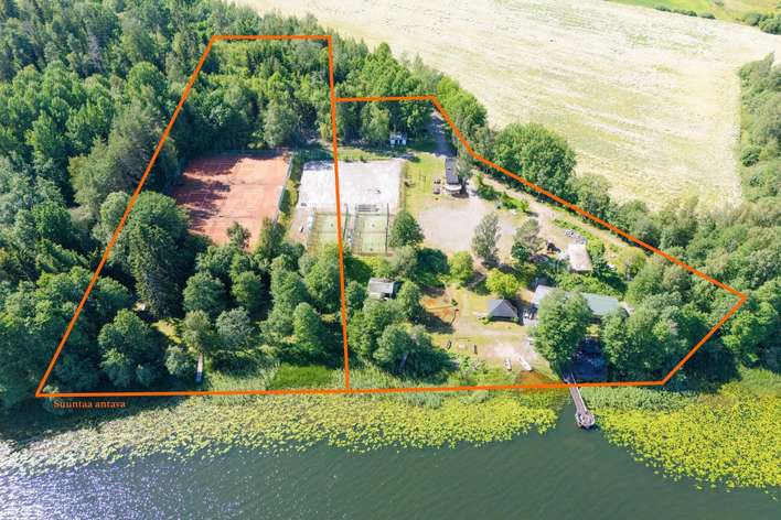 Loma-asunto, Sauna- ja juhlatila, lomamökit ja pelikentät, 104/226 m², Nummela, Vihti