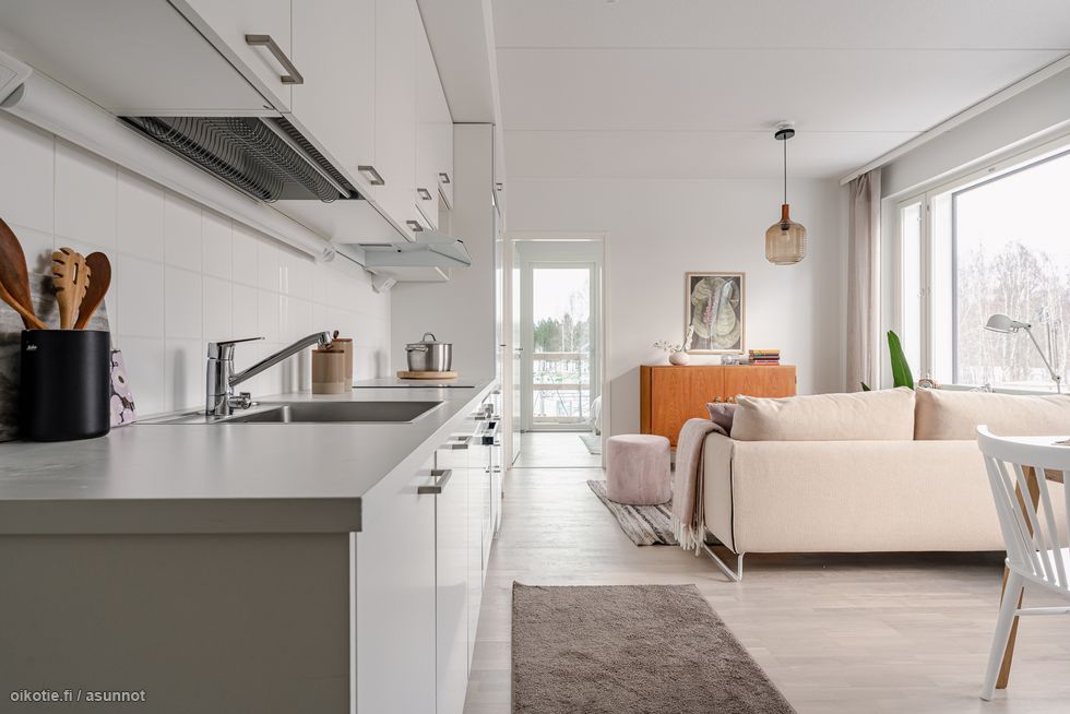 Sisustettu malliasunto 3h+kt+var 51,0m2