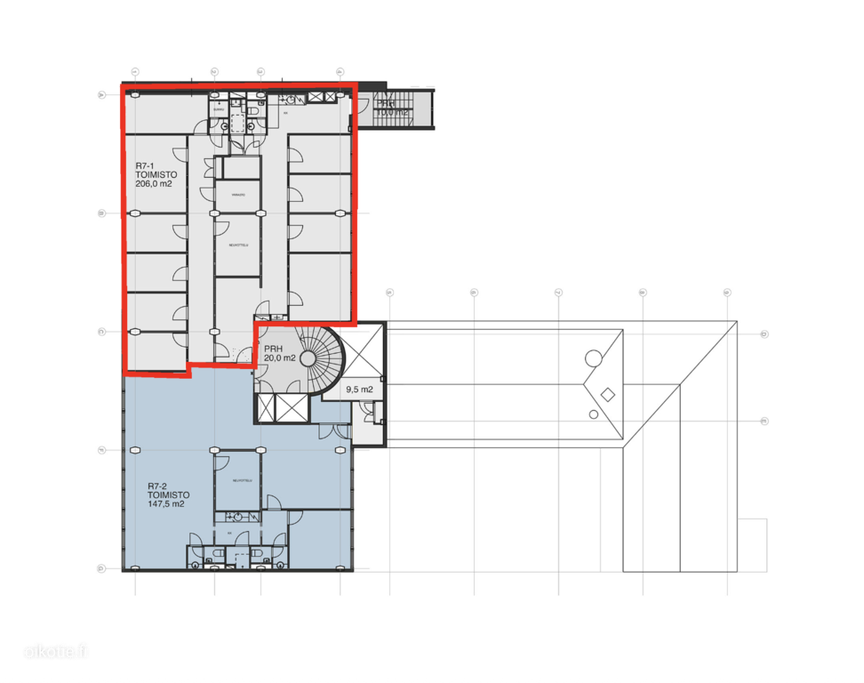 Toimitila, 206 m², Kamppi - View 2