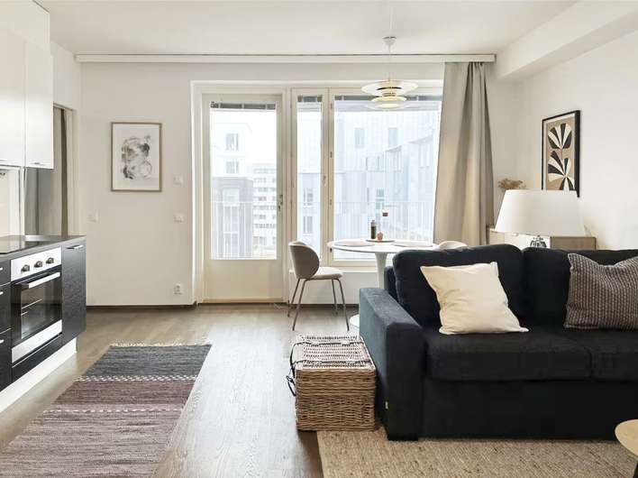 Kerrostalo, 2h + k + s + parveke/terassi, 48 m², Jätkäsaari, Helsinki