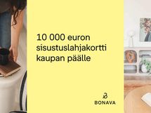 Tee kaupat tästä kodista 1.11.-31.12.2025, niin myönnämme 10 000 euron arvoisen Vepsäläisen sisustuslahjakortin kaupan päälle.