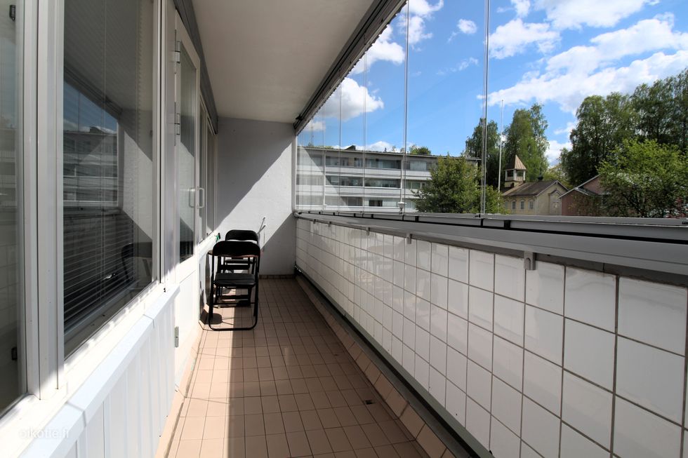 Lasitettu parveke