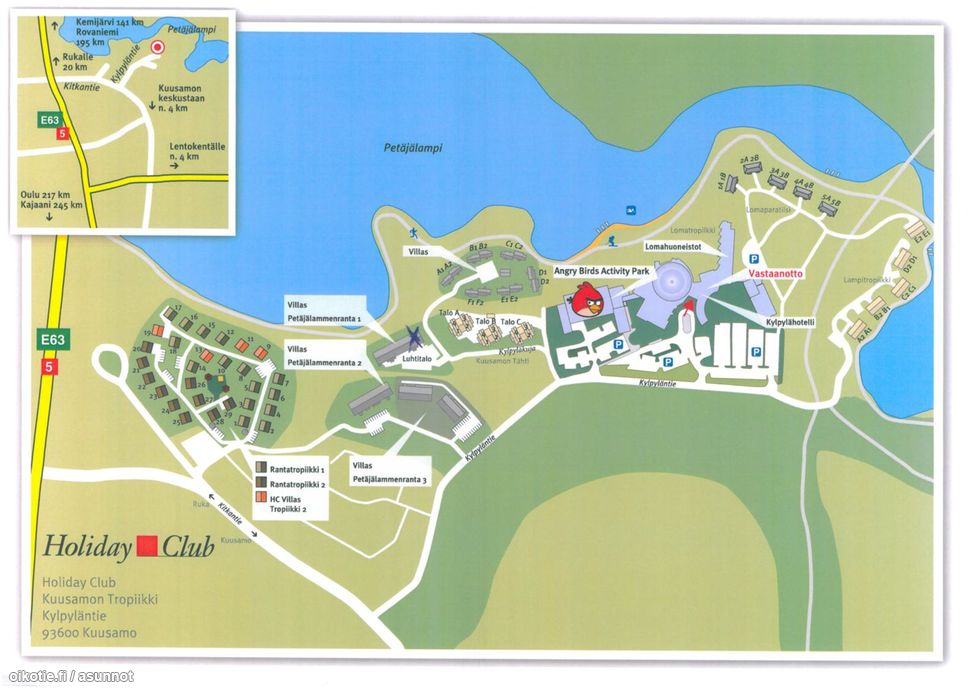 kuusamon tropiikki kartta 53 m² Petäjäkuja 4, 93600 Kuusamo Lomaosake 3h myynnissä   Oikotie 