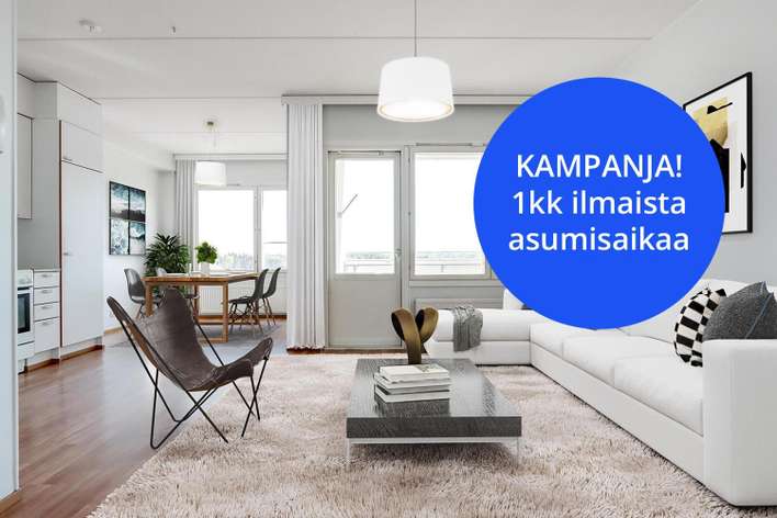 Kerrostalo, 2H+K+S, 57 m², Pakkala
