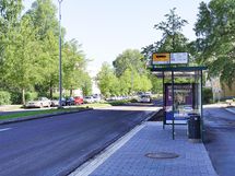 alueelta kulkee bussit kätevästi