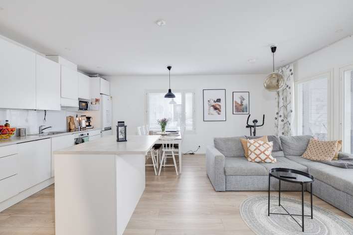 Rivitalo, 3h+k+s, 68,5 m², Metsäkallio