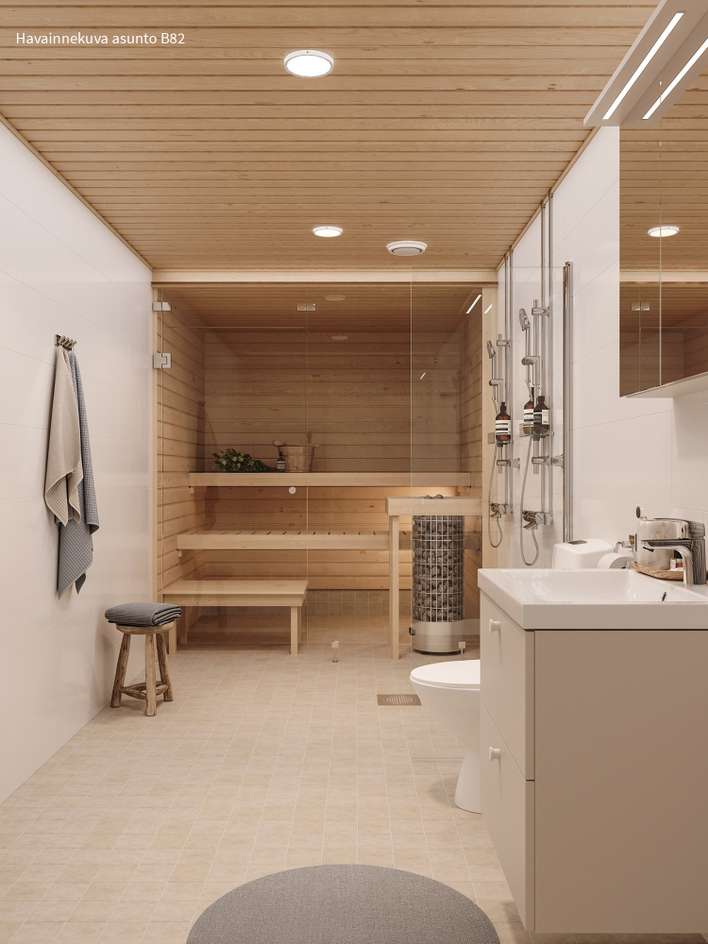 Kerrostalo, 3h+kt+s, 79,5 m², Lielahti - Näkymä 3
