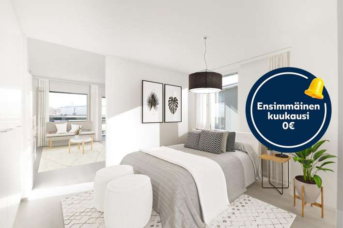 Kerrostalo, 1 H + KT + ALKOVI, 37 m², Nummi, Turku