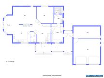 Suuntaa antava pohjakuva 1.kerrokseen