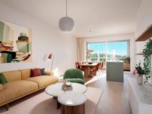 Kodit 68,5 m² | 3H+KT | Visualisointi | Näkymä vaihtelee kerroksittain