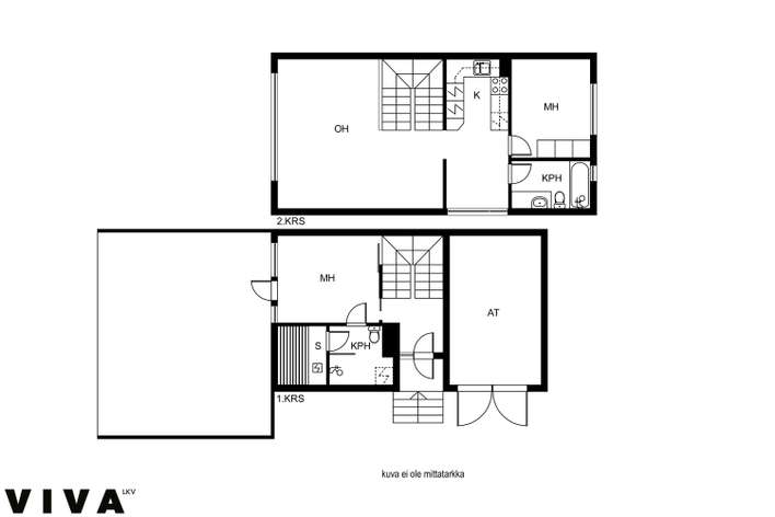 Rivitalo, 3h+k+rt+sauna+autotalli+piha, 80,5/97,5 m², Länsi-Pakila - Näkymä 2