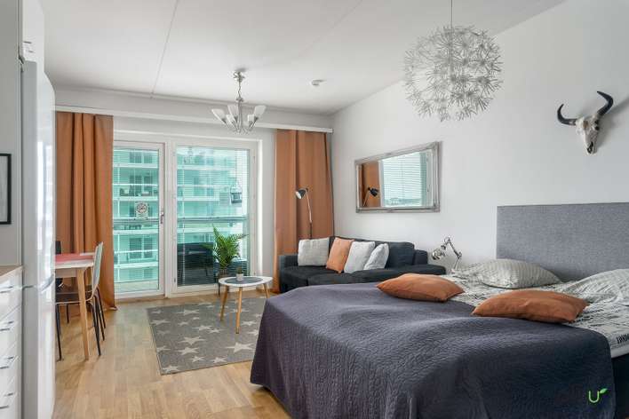Kerrostalo, 1h,k,kph/wc,lasitettu parveke, 31 m², Keskusta, Oulu