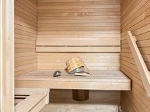 Oman saunan löylyissä kelpaa rentoutua etenkin talvipakkasien paukkuessa.