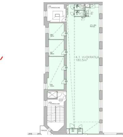 Toimitila, 348,5 m², Kamppi - View 2