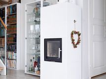 Takka luo olohuoneeseen tunnelmaa.