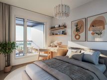 Kodit 52,5 m² | 2H+KT+S | Visualisointi | Näkymä vaihtelee kerroksittain