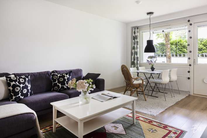 Kerrostalo, 2h, k, kph + lasitettu terassi, 52,5 m², Heikkilä