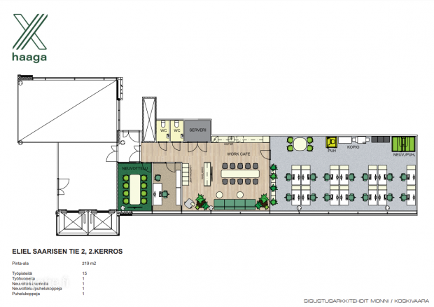 Toimitila, 219 m², Pohjois-Haaga - Lisää
