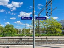Myyrmäen asema on vain kiven heiton päässä.