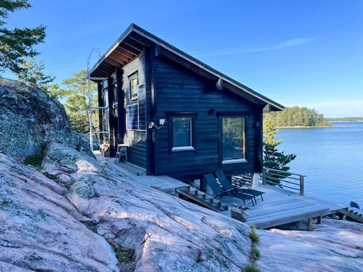 Loma-asunto, 1h+iso makuuparvi+sauna, 25/35 m², Bolax - Näkymä 4
