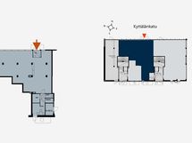 Tampereen Pikku-Aleksi, 97,6 m², katutaso