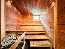 Taloyhtiön sauna.