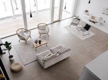 Lattiat ovat hiottua betonia